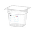 Contenitore Gastronorm 1/6, HENDI, GN 1/6, 2,4L, Trasparente, 176x162x(H)150mm