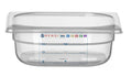 Contenitore Gastronorm 1/6, HENDI, GN 1/6, 1L, Trasparente, 176x162x(H)65mm