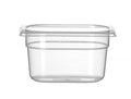Contenitore Gastronorm 1/9, HENDI, Profi Line, 1,0, GN 1/9, 0,75L, Trasparente, 176x108x(H)100mm