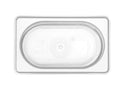 Contenitore Gastronorm 1/9, HENDI, GN 1/9, 0,9L, Trasparente, 176x108x(H)100mm