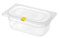 Clips coperchi per contenitori Gastronorm HACCP, HENDI, Giallo, 12 pezzi