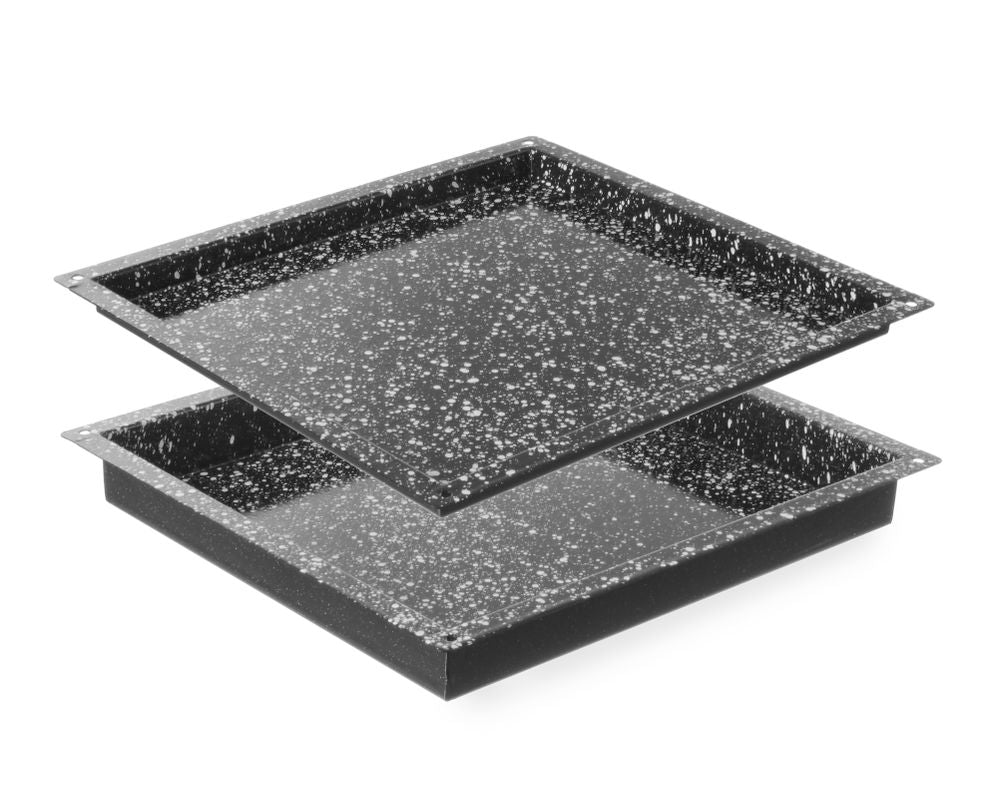 Vassoio CONVECTOMAT CLASSIC GN 2/3, HENDI, GN 2/3, Nero, 354x325x(H)40mm