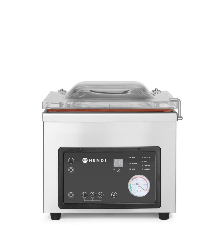 Macchina sottovuoto a campana, HENDI, Profi Line, Barra saldante da 260mm, 230V/370W, 330x480x(H)360mm