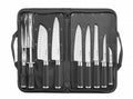 Set di coltelli da 9 pezzi, HENDI, Nero, 445x260x(H)65mm