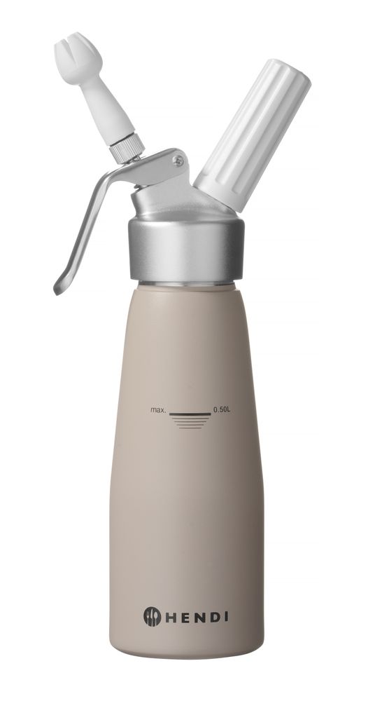 Sifone per panna, HENDI, 0,5L, Taupe, ⌀80x(H)260mm