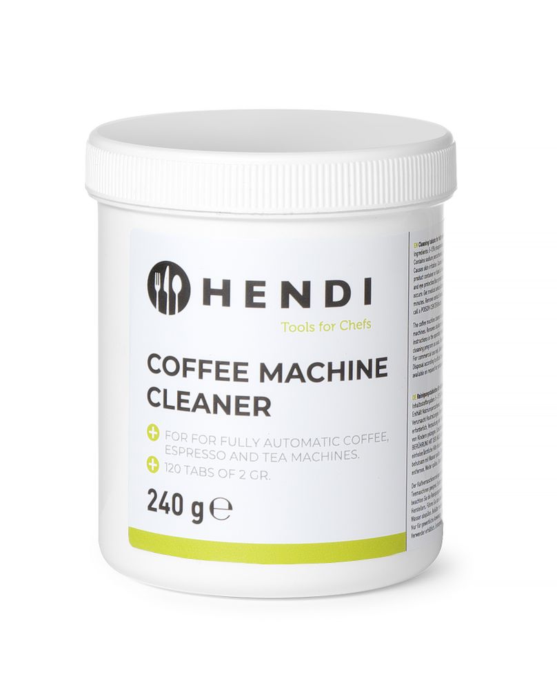 Detergente per macchine da caffè automatiche, 120 pastiglie., HENDI
