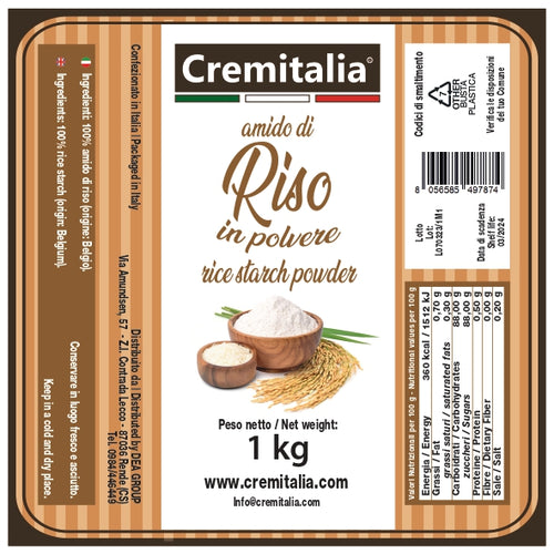 Amido di Riso in Polvere Cremitalia kg 1