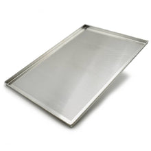 Carica l&#39;immagine nel visualizzatore di Gallery, Teglia in alluminio naturale forato piana cm 40x60
