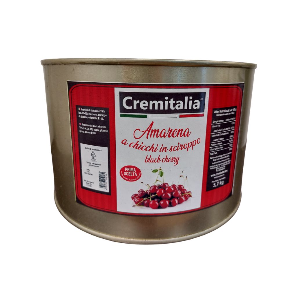Amarene a chicchi in sciroppo Cremitalia kg 5.7
