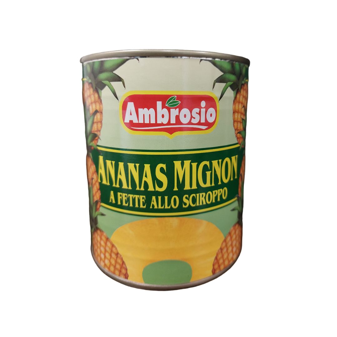 Ananas Mignon Baby a Fette Sciroppate Gr 830