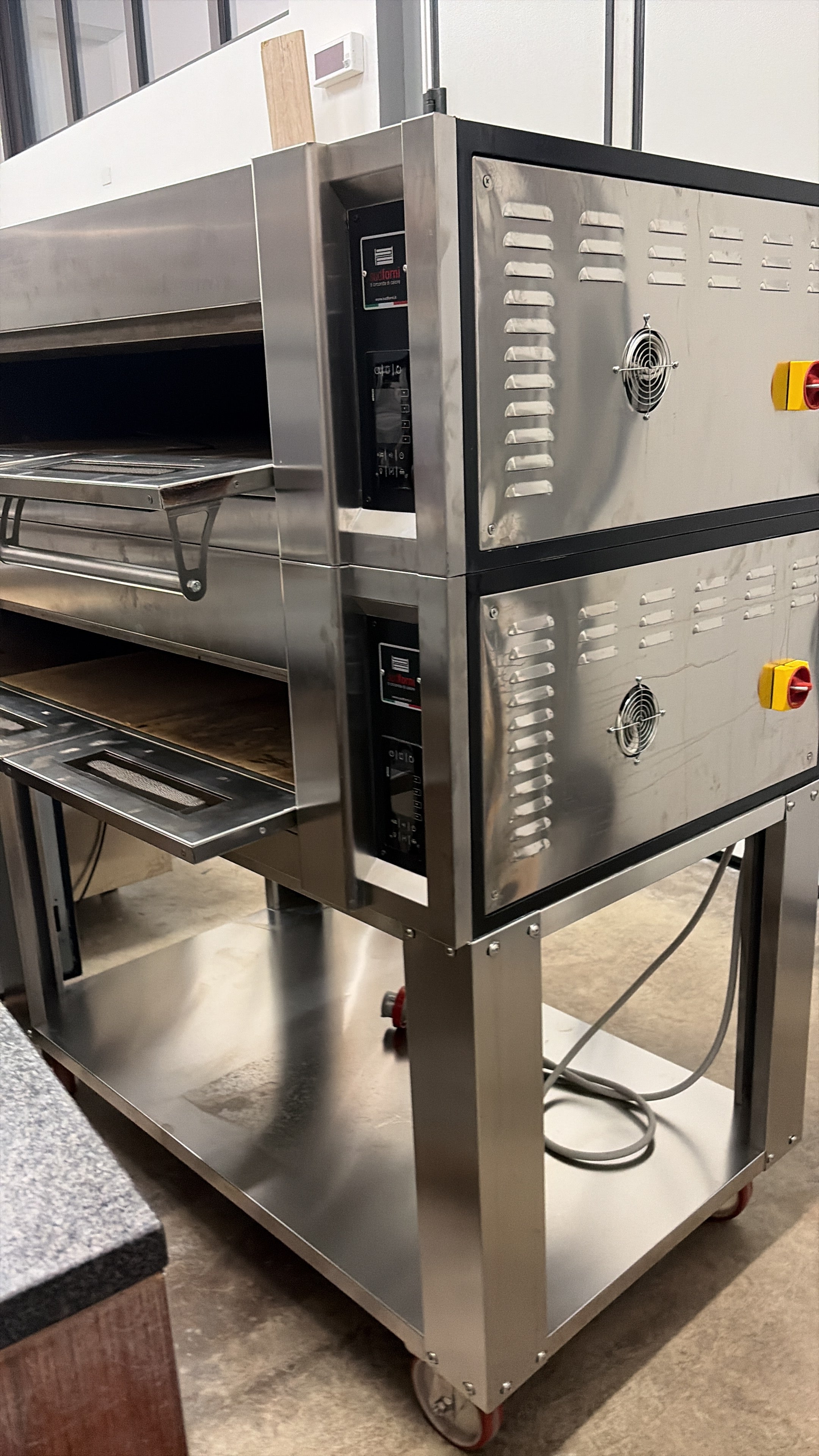 Forno Professionale Pizzeria Sud Forni ZN80 Due Camere con Cappa - Usato pari al nuovo