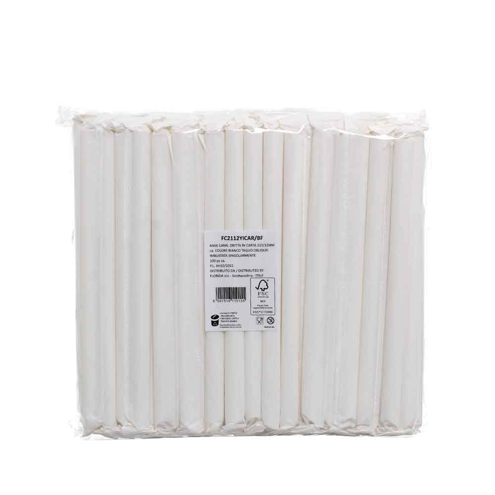 Cannucce Incartate Bubble Tea (100 pz)