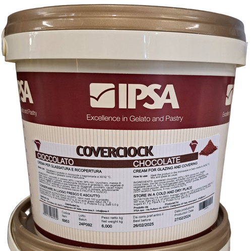 Coverciock Cioccolato crema per glassatura e ricopertura Ipsa Kg 6 - immagine 2