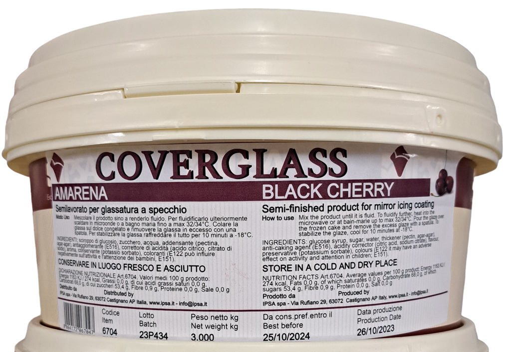 Coverglass Amarena glassa a specchio Ipsa Kg 3