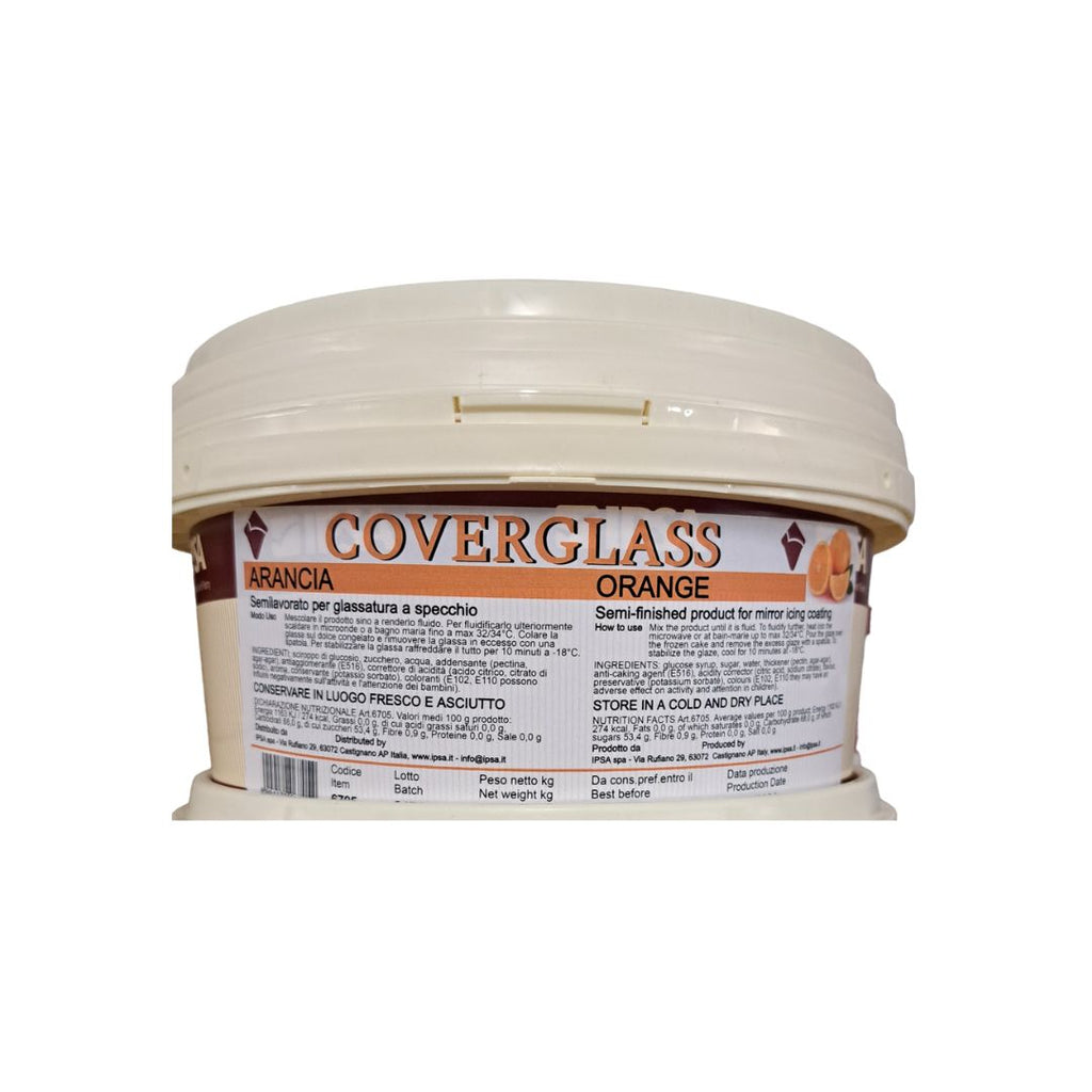 Coverglass Arancia Glassa a specchio Ipsa Kg 3