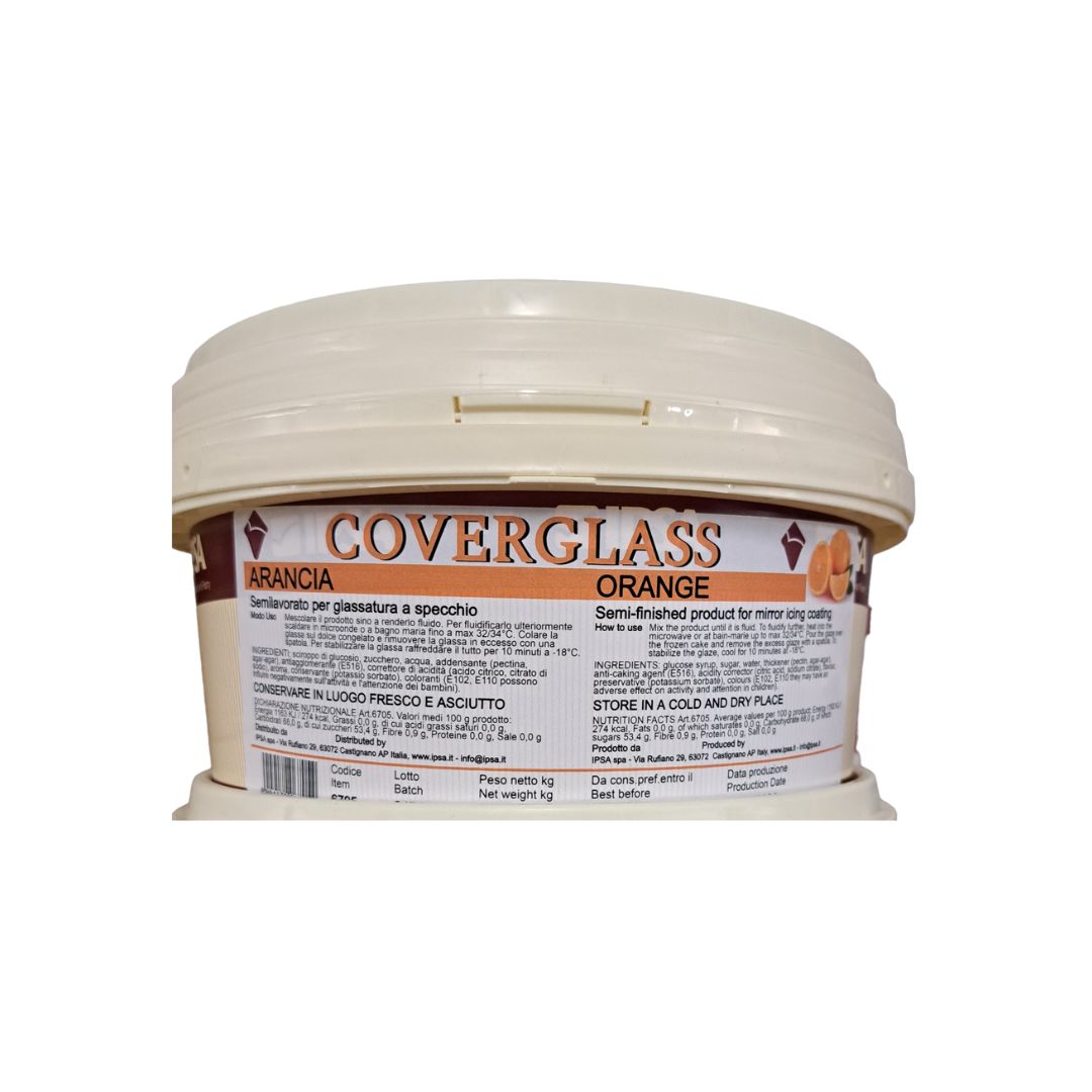 Coverglass Arancia Glassa a specchio Ipsa Kg 3