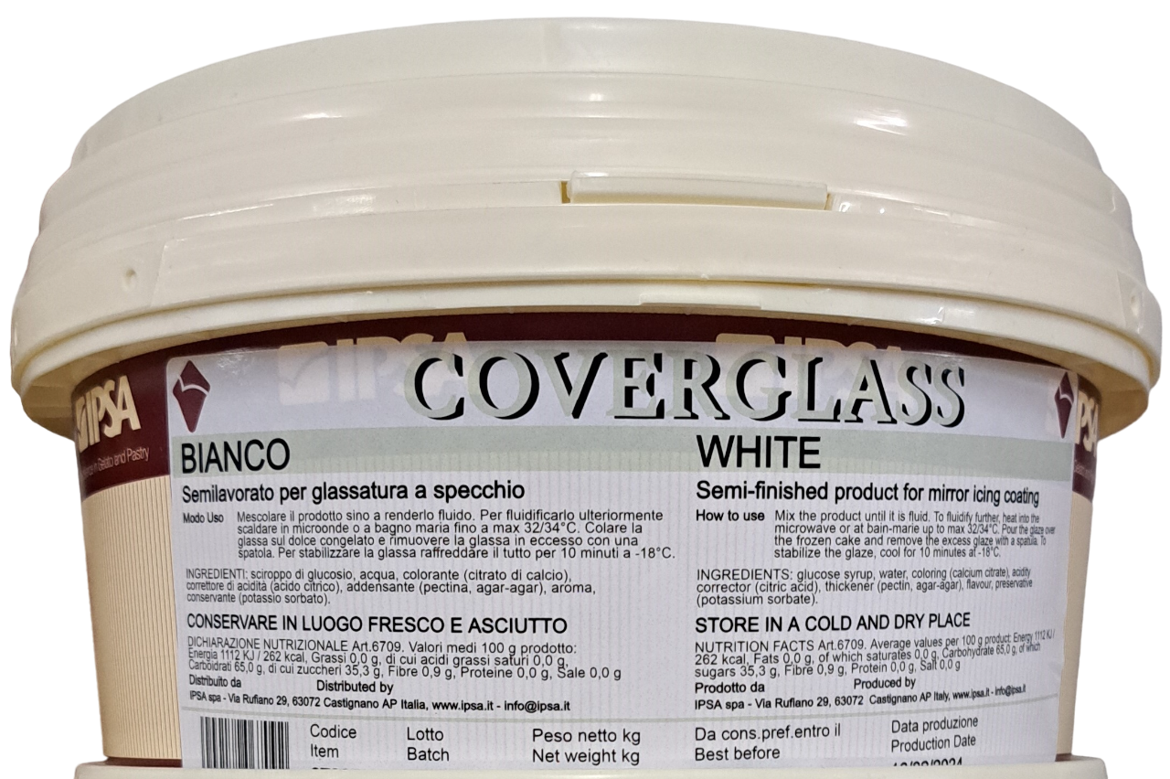 Coverglass Bianca Glassa a specchio Ipsa Kg 3