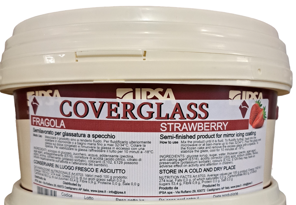 Coverglass Fragola Glassa a specchio Ipsa Kg 3