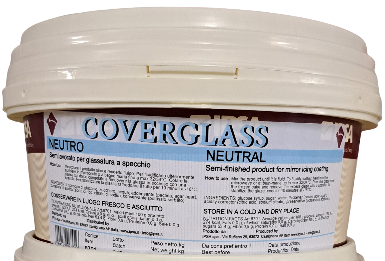 Coverglass Neutro Glassa a specchio Ipsa Kg 3