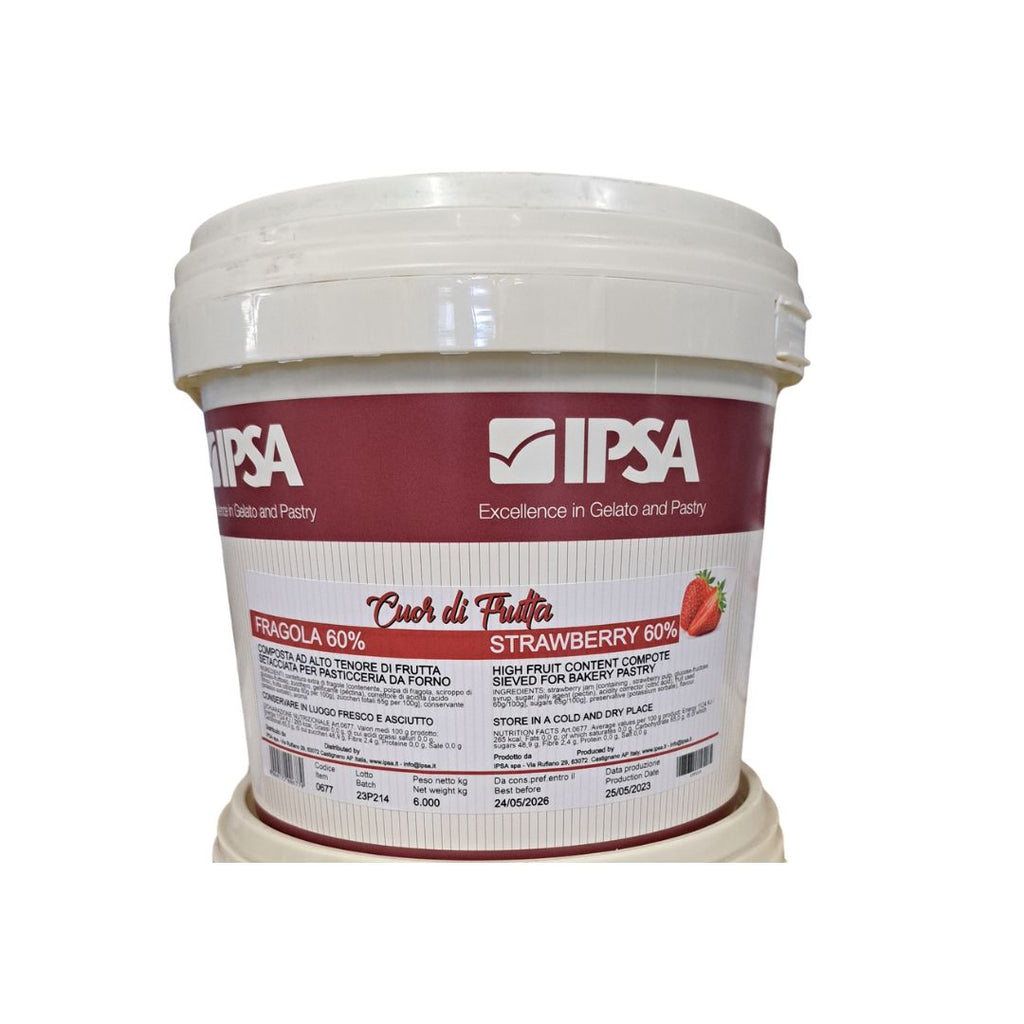 Cuor di Frutta Fragola 60% Ipsa Kg 6
