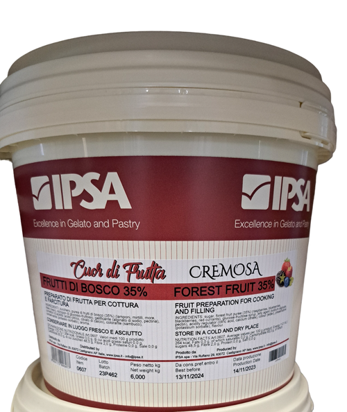 Cuor di Frutta Cremosa Frutti di Bosco 35% Ipsa Kg 6 - immagine 2