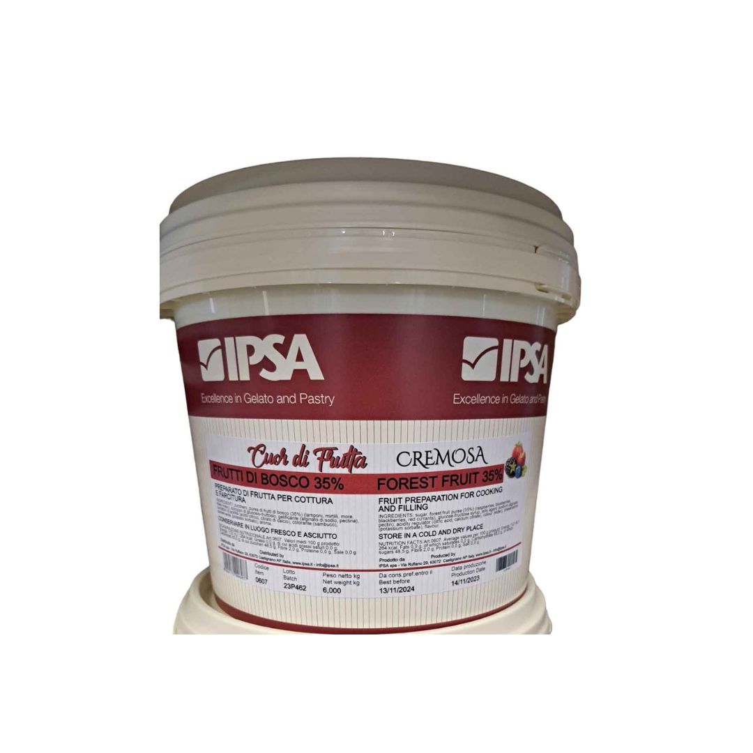 Cuor di Frutta Cremosa Frutti di Bosco 35% Ipsa Kg 6
