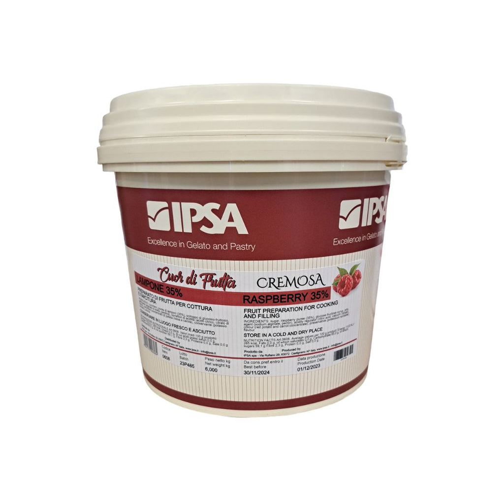 Cuor di Frutta Cremosa Lampone 35% Ipsa Kg 6