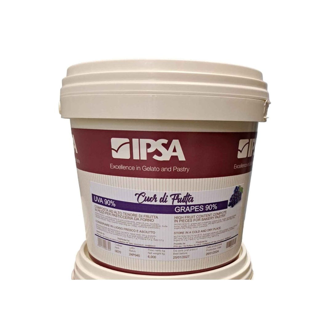 Cuor di Frutta Uva 90% Ipsa Kg 6