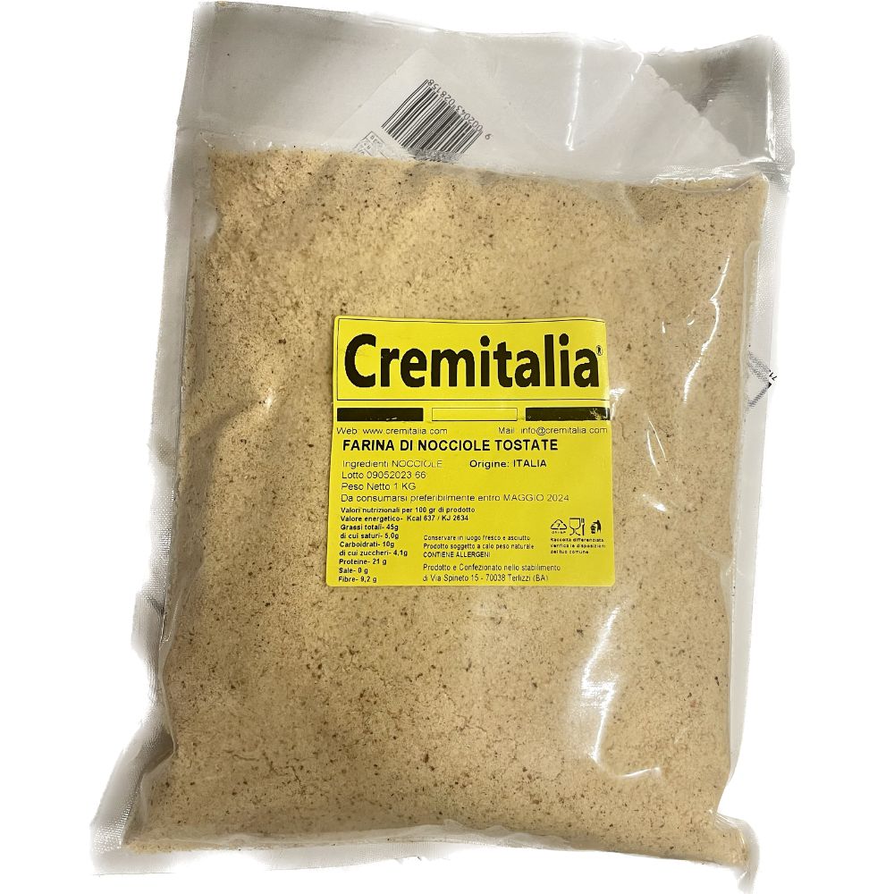 Farina di Nocciola Tostata Cremitalia kg 1