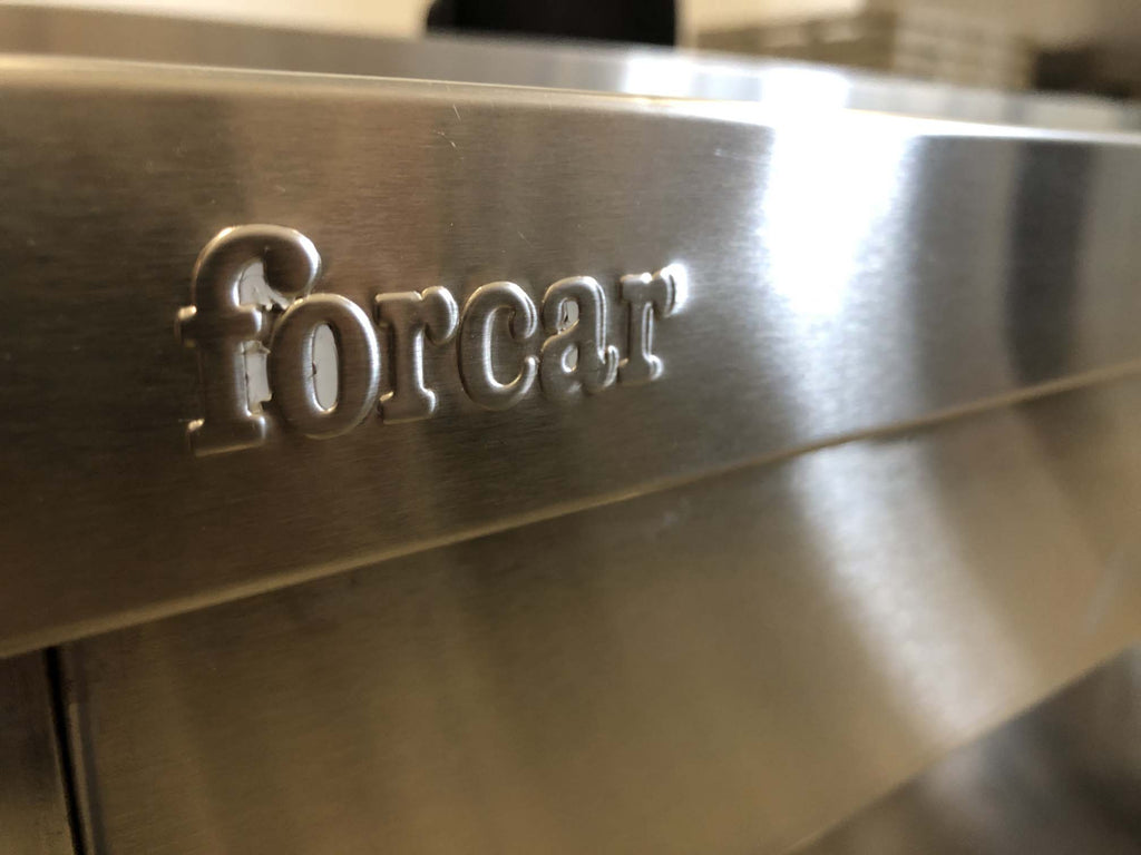 Banco a giorno in acciaio inox  cm 200x70 con ripiano inferiore FORCAR - immagine 6