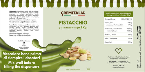 Ricarica Pistacchio per dosatore Cremitalia Kg 5 - immagine 2