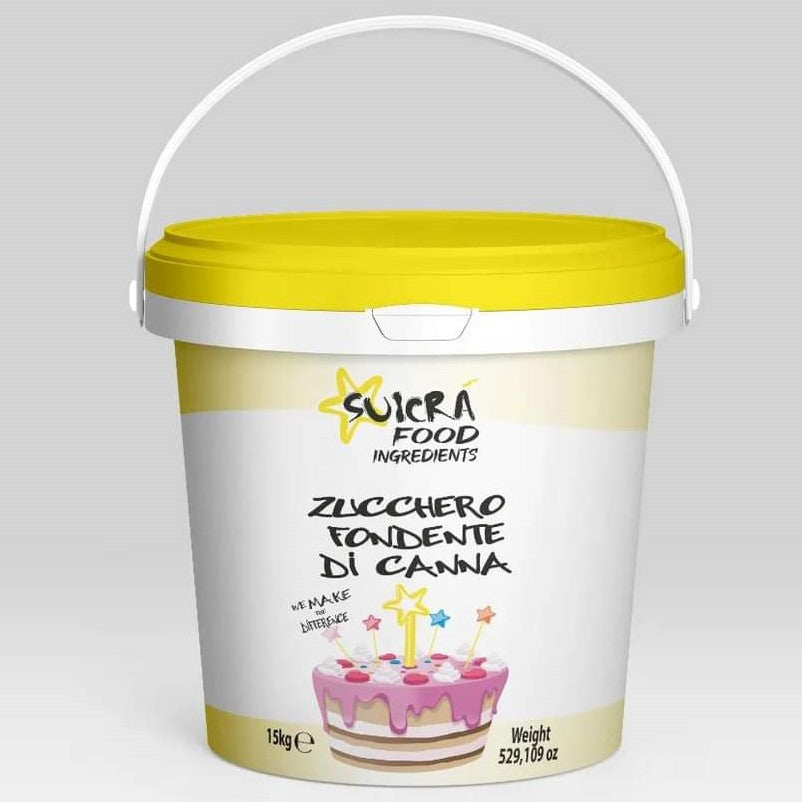 Zucchero Fondente di Canna Morbido kg 15
