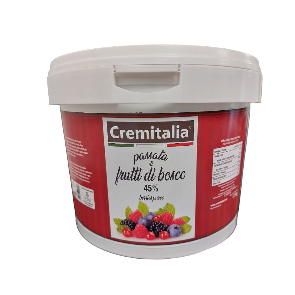 Passata di Frutti di Bosco al 45% Cremitalia Kg 6