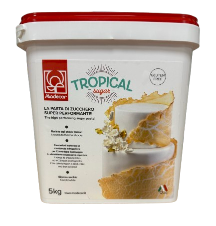 Pasta di Zucchero Copertura Tropical Bianca kg 5