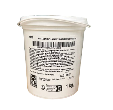 Pasta di Zucchero Modellaggio Bianca kg 1