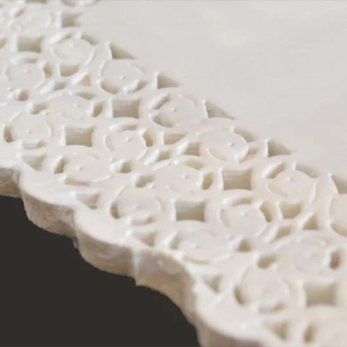 Centrino di pizzo in carta bianca per pasticceria  - diametro 32 cm. Pezzi 100 - immagine 2