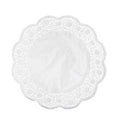 Centrino di pizzo in carta bianca per pasticceria  - diametro 20 cm. Pezzi 100