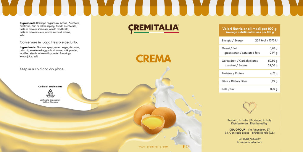 Ricarica Crema per dosatore Cremitalia Kg 5