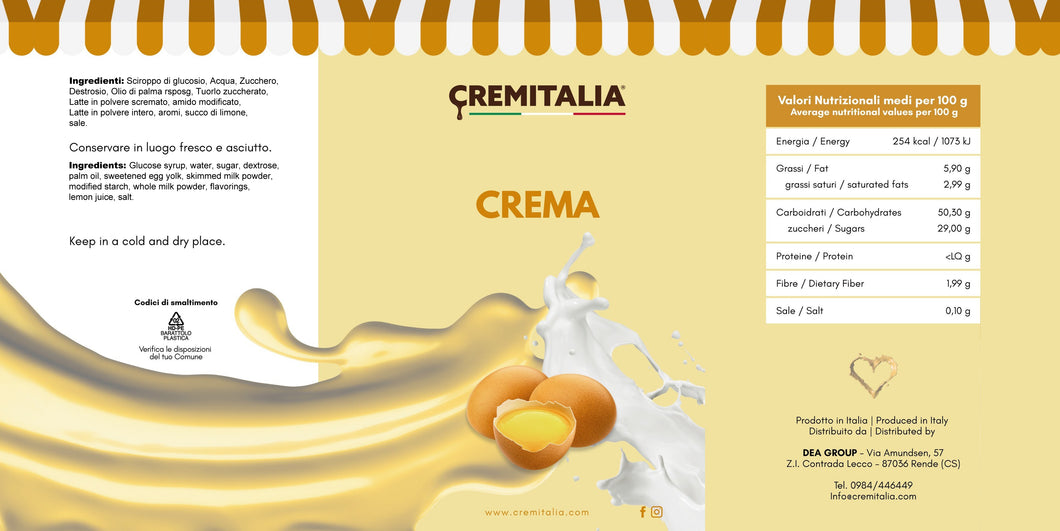 Ricarica Crema per dosatore Cremitalia Kg 5
