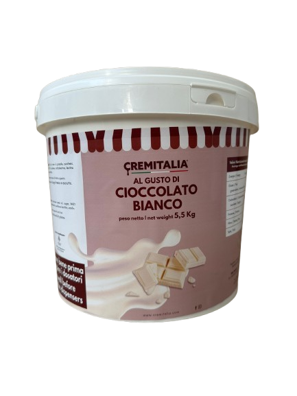 Ricarica Cioccolato Bianco per dosatore Cremitalia Kg 5,5