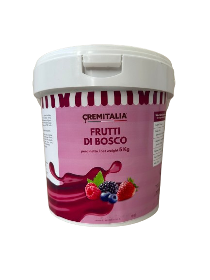Recambio de frutos del bosque para dispensador Cremitalia de 5 kg