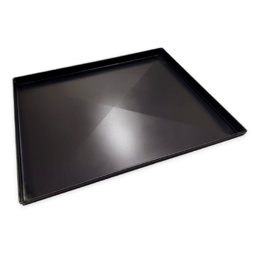 Teglia per pizza in ferro alluminato cm. 80 x 40 x 2h Con diagonali ad 