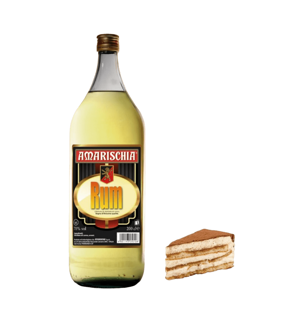 Bagna Rum Chiaro Caribbean Amarischia Lt 2 per pasticceria - Dea Distribuzione