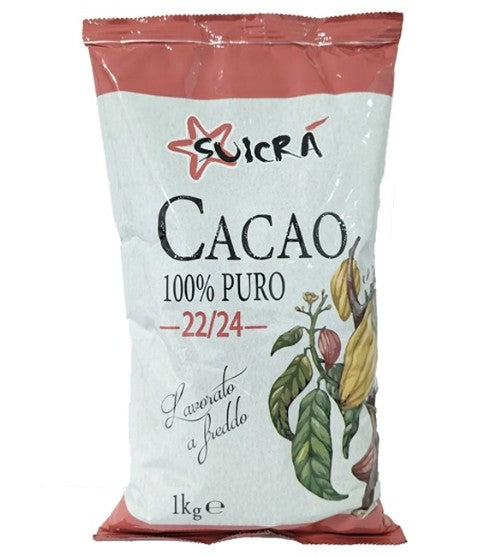 Cacao amaro in polvere 22/24 Suicra' kg 1
