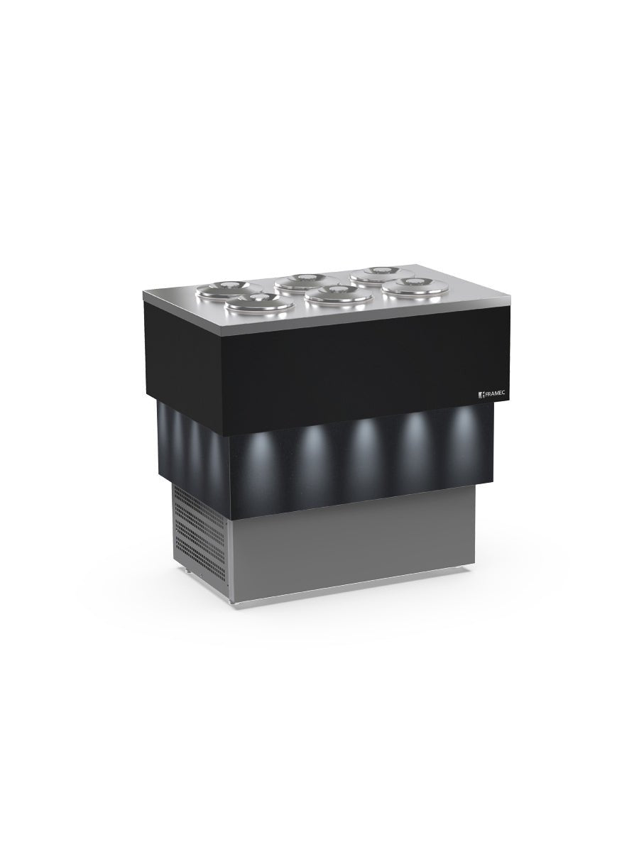 Conservatore per gelato mantecato CARRARA DARK e CREAM - Dea Distribuzione