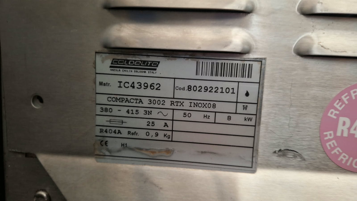 Coldelite Compacta 3002 RTX usata – Trittico per gelateria
