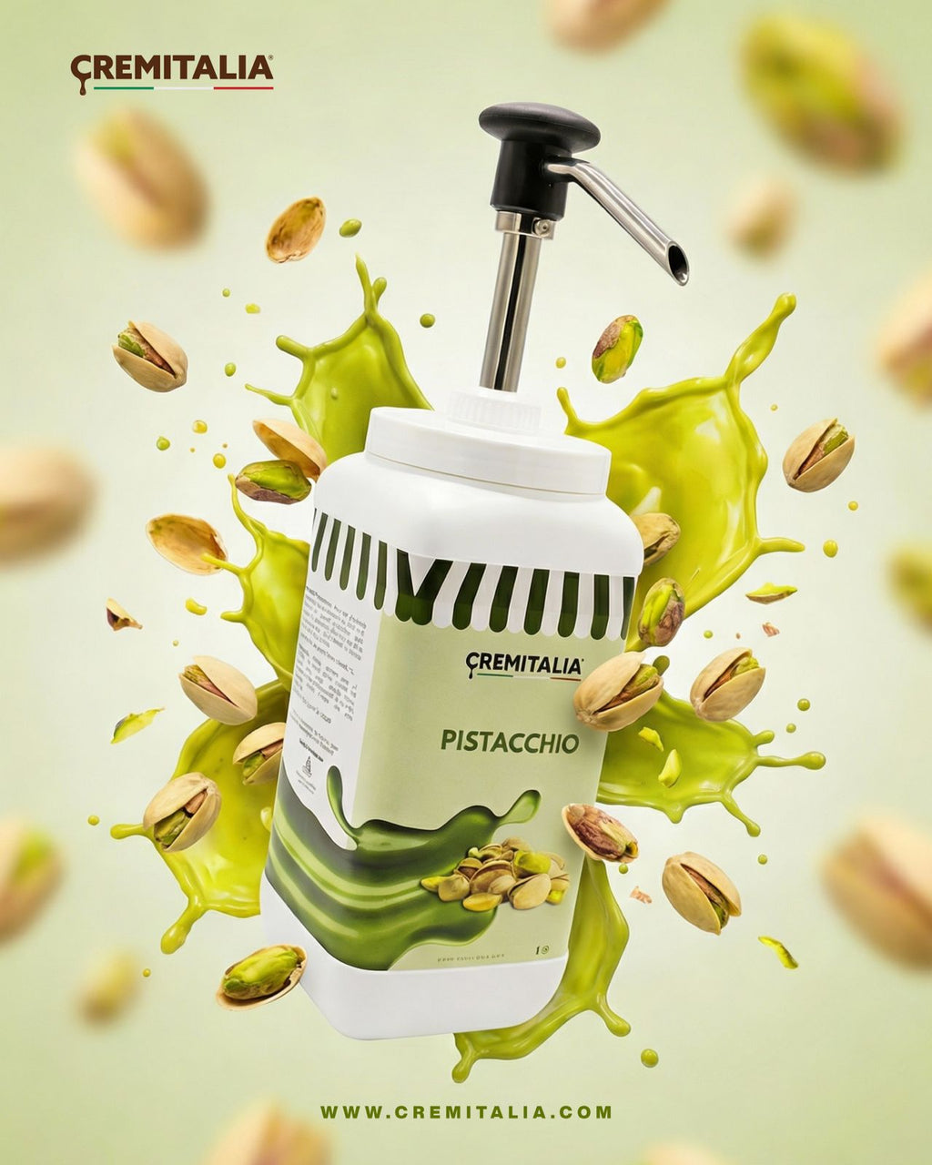 Dosatore Dispenser Pistacchio Cremitalia - immagine 2
