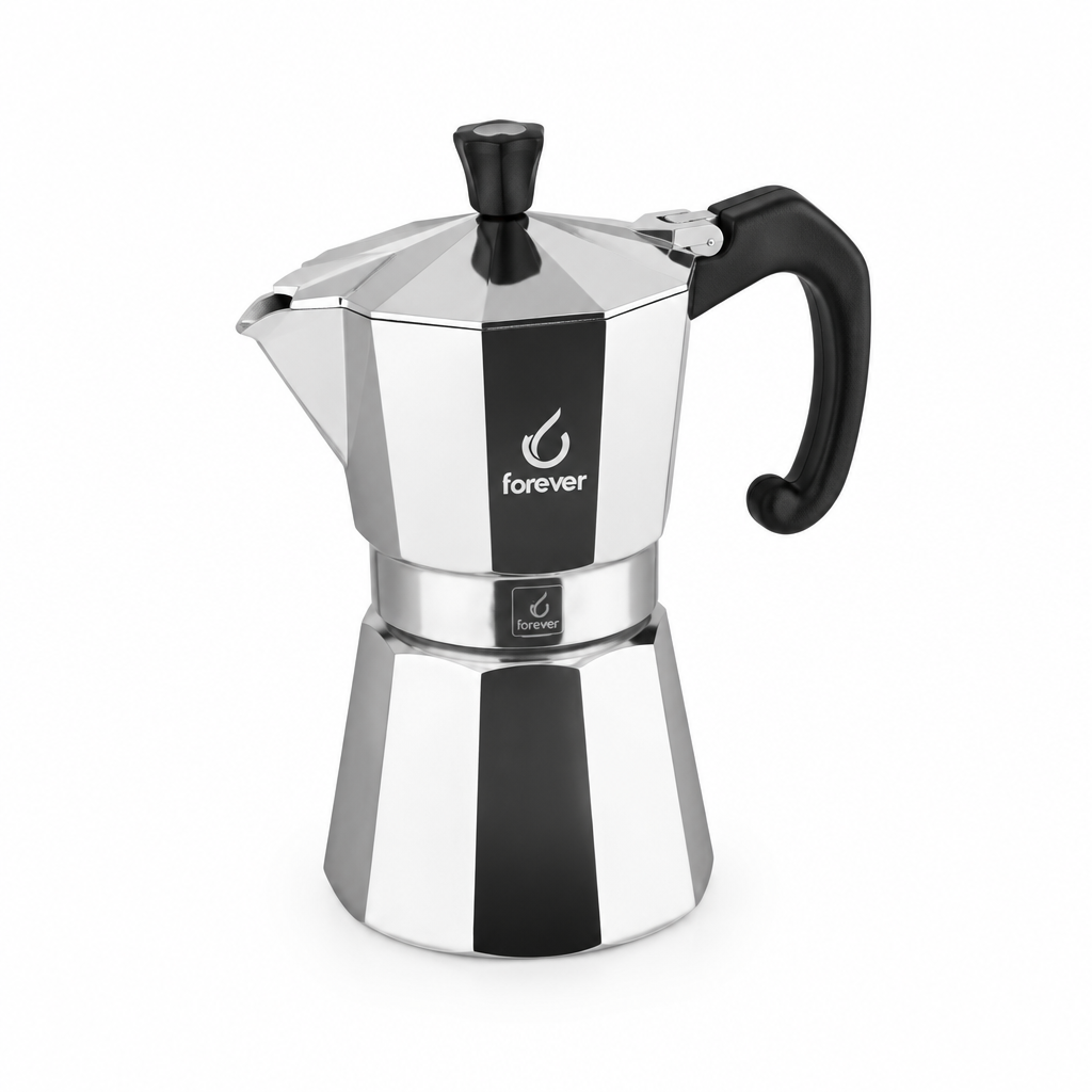 Caffettiera Miss Moka Prestige Induction – vista laterale 3/4