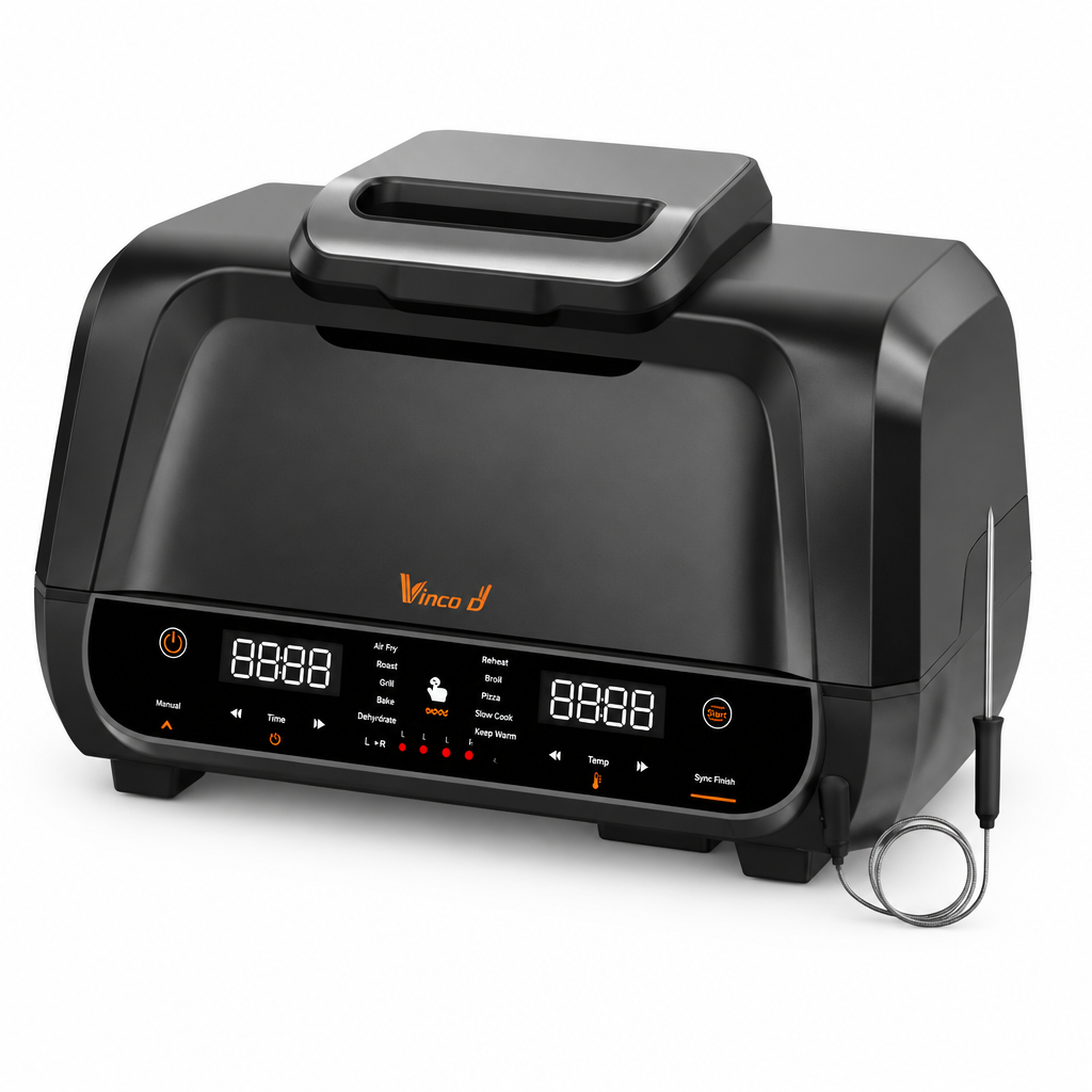 Forno grill multifunzione 12in1 MS-227 Vinco – vista laterale 3/4