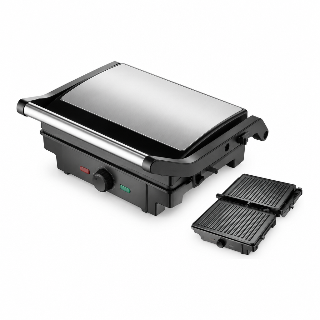 Griglia elettrica BIG Cardinale – vista laterale 3/4